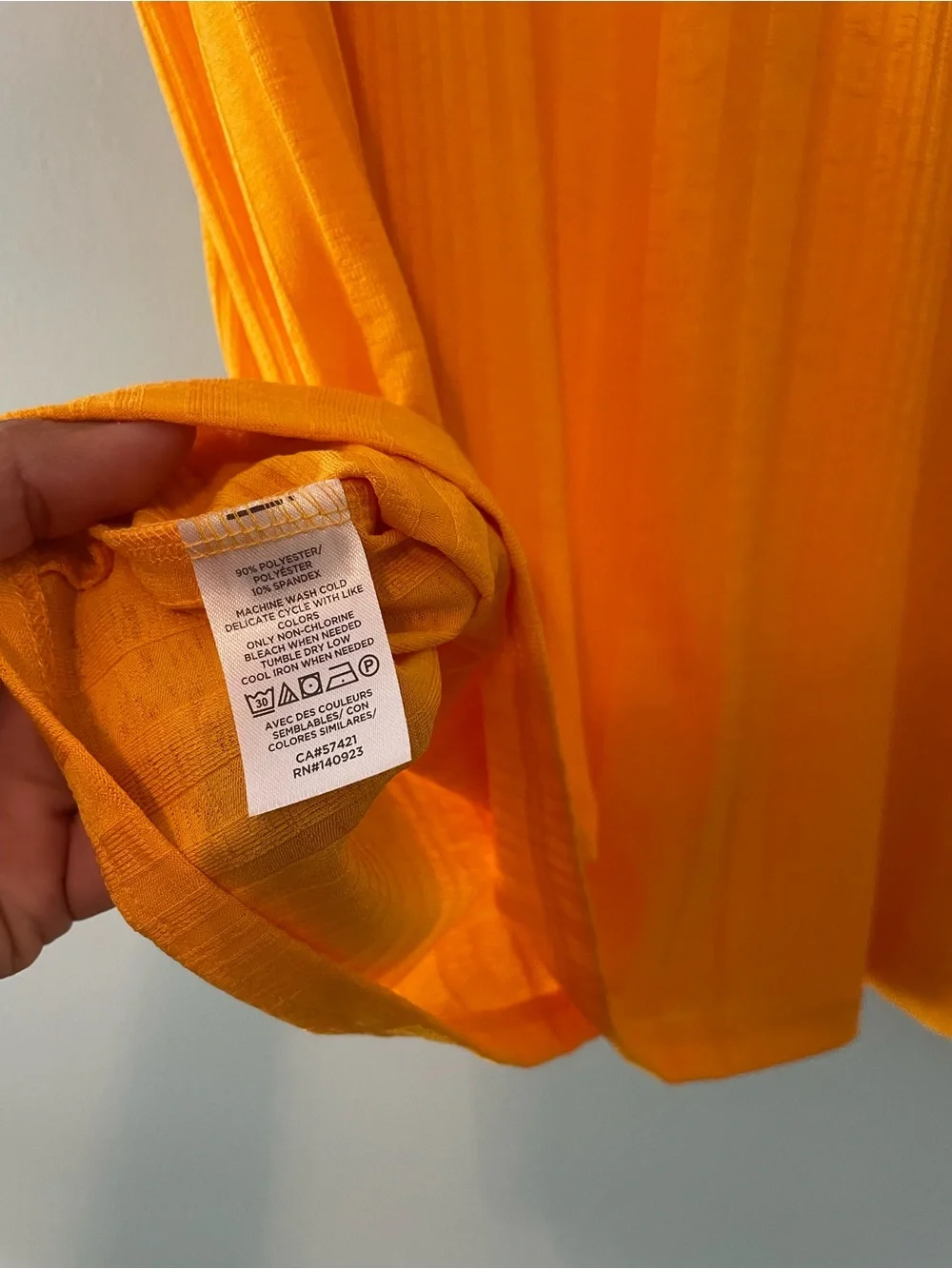 Loft Mustard Yellow Ribbed Short Sleeve Top